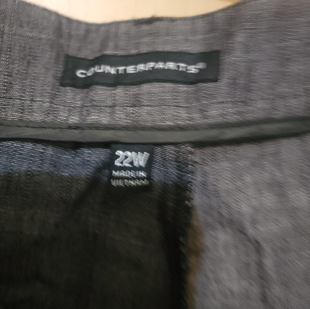 NWT CounterParts Sz 22W Cropped Pants Capris Vacation Functional - Picture 4 of 6